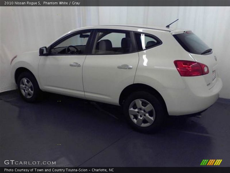 Phantom White / Gray 2010 Nissan Rogue S