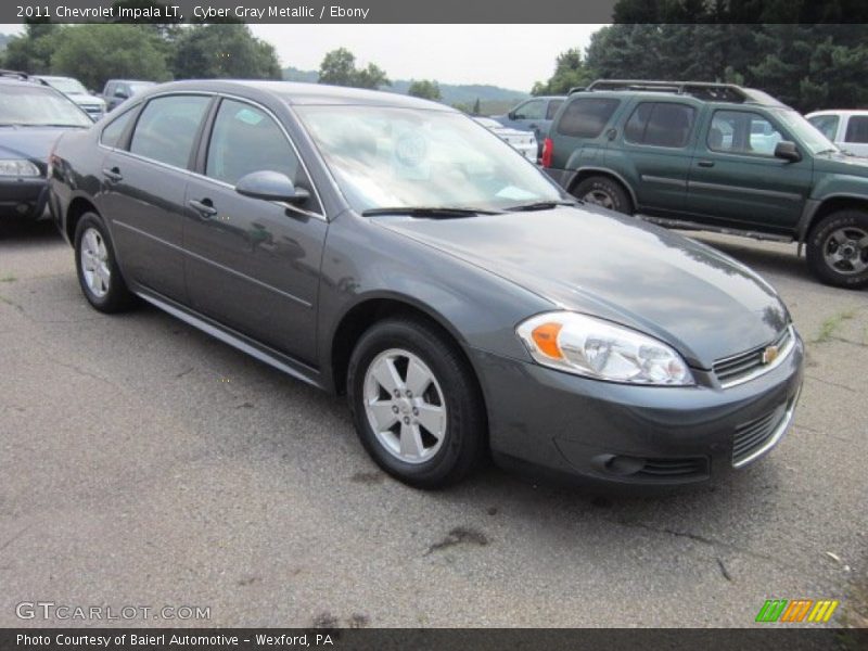 Cyber Gray Metallic / Ebony 2011 Chevrolet Impala LT