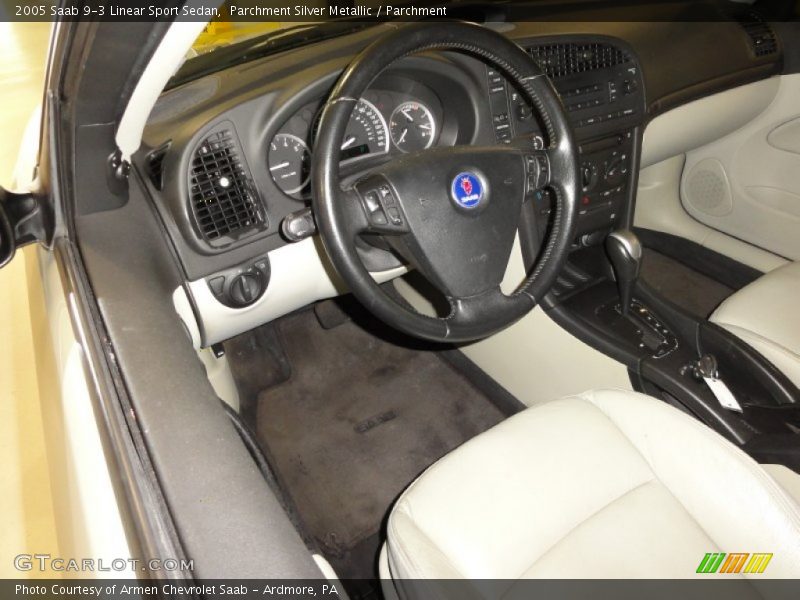  2005 9-3 Linear Sport Sedan Parchment Interior