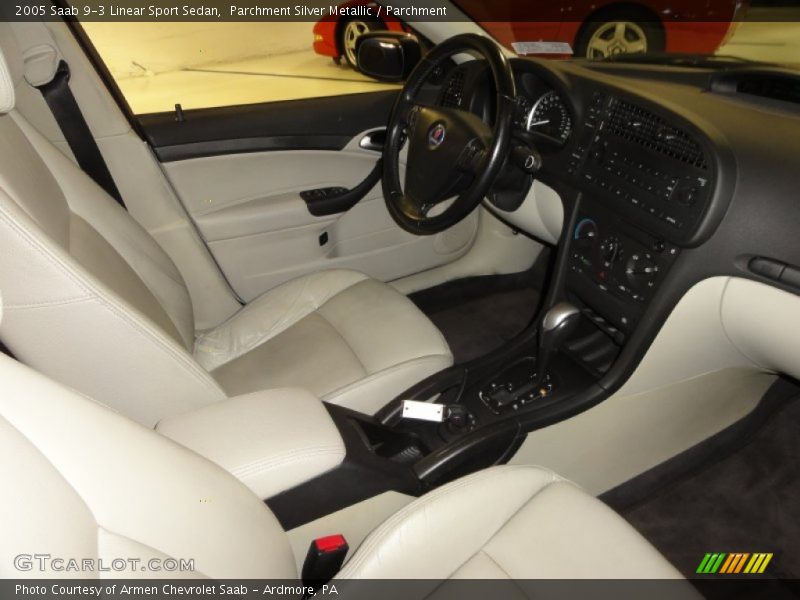 Parchment Silver Metallic / Parchment 2005 Saab 9-3 Linear Sport Sedan