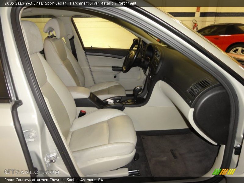 Parchment Silver Metallic / Parchment 2005 Saab 9-3 Linear Sport Sedan
