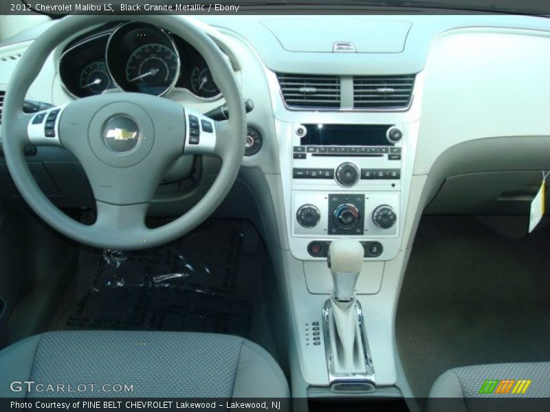 Black Granite Metallic / Ebony 2012 Chevrolet Malibu LS
