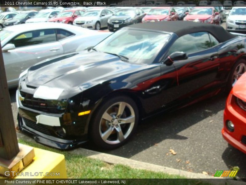 Black / Black 2011 Chevrolet Camaro SS/RS Convertible