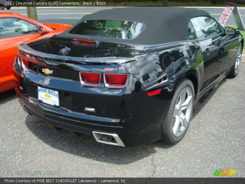 Black / Black 2011 Chevrolet Camaro SS/RS Convertible