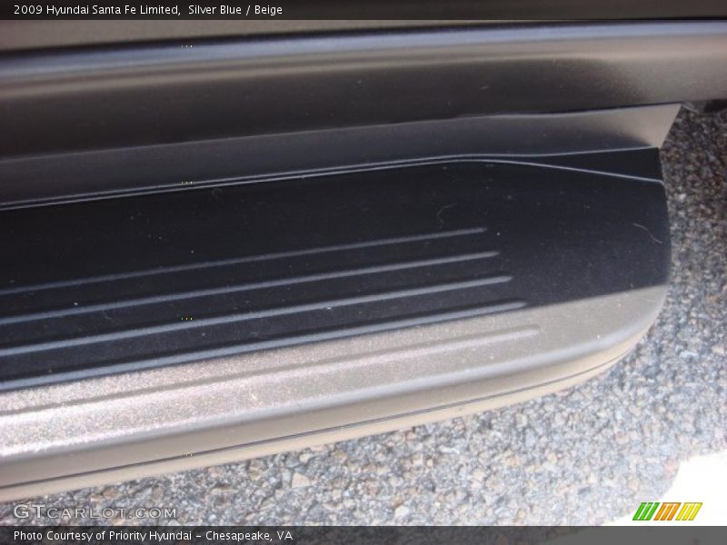 Silver Blue / Beige 2009 Hyundai Santa Fe Limited