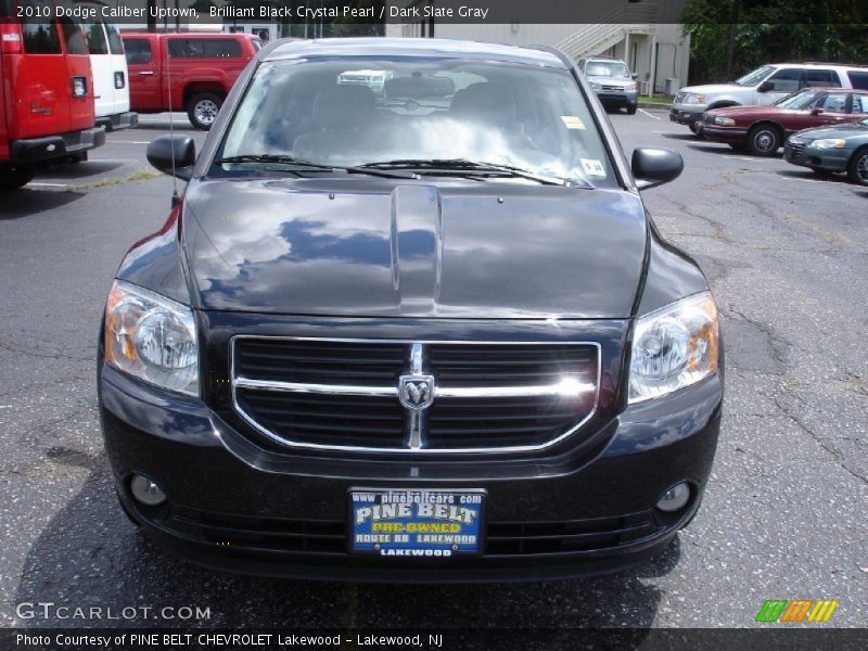 Brilliant Black Crystal Pearl / Dark Slate Gray 2010 Dodge Caliber Uptown