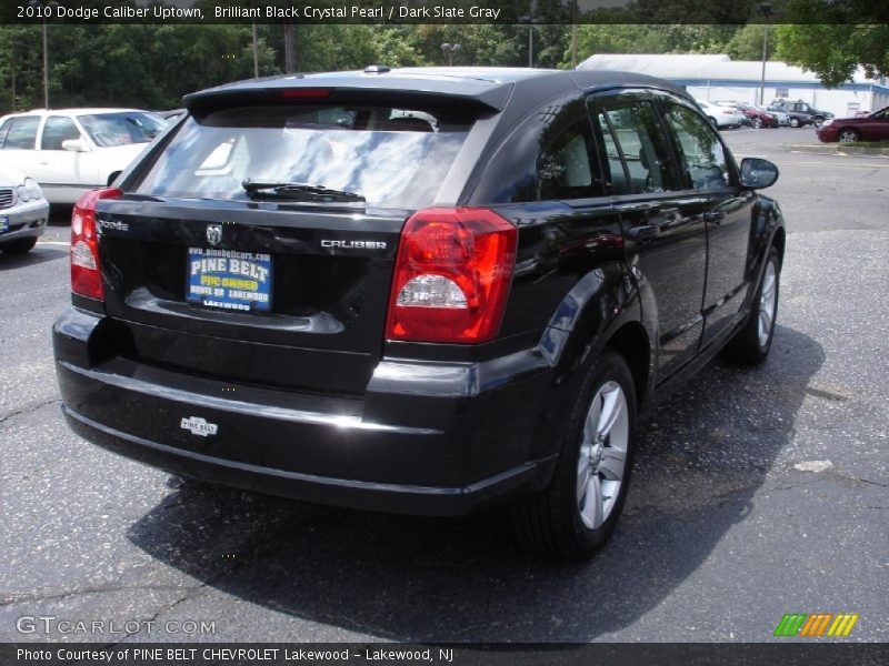 Brilliant Black Crystal Pearl / Dark Slate Gray 2010 Dodge Caliber Uptown