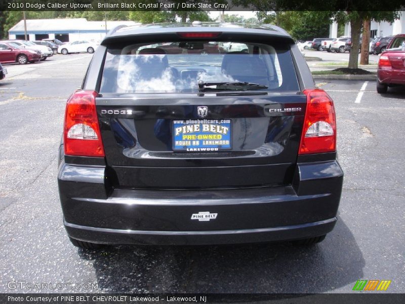 Brilliant Black Crystal Pearl / Dark Slate Gray 2010 Dodge Caliber Uptown