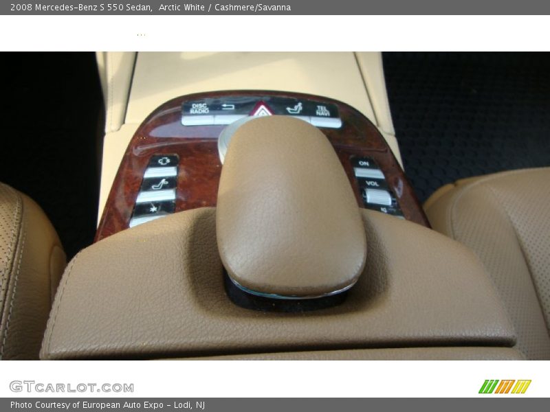 Arctic White / Cashmere/Savanna 2008 Mercedes-Benz S 550 Sedan