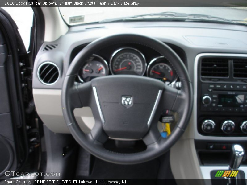 Brilliant Black Crystal Pearl / Dark Slate Gray 2010 Dodge Caliber Uptown