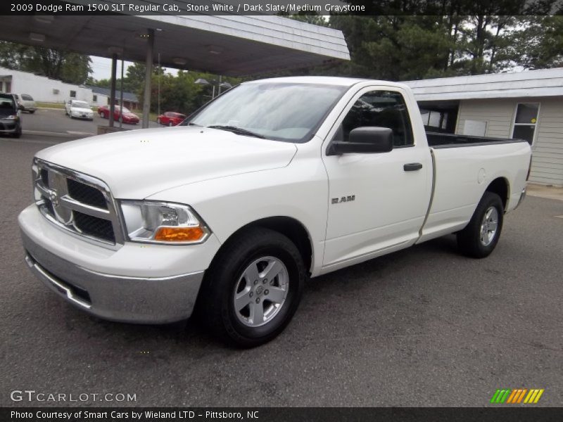 Stone White / Dark Slate/Medium Graystone 2009 Dodge Ram 1500 SLT Regular Cab
