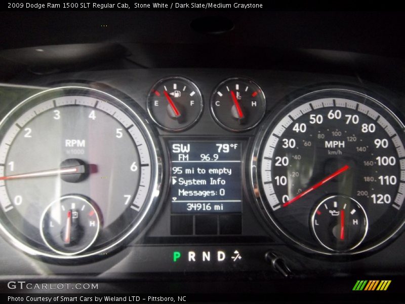  2009 Ram 1500 SLT Regular Cab SLT Regular Cab Gauges