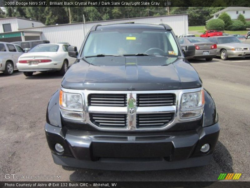 Brilliant Black Crystal Pearl / Dark Slate Gray/Light Slate Gray 2008 Dodge Nitro SXT