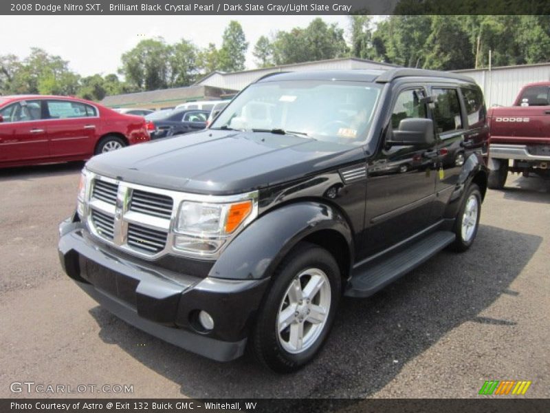 Brilliant Black Crystal Pearl / Dark Slate Gray/Light Slate Gray 2008 Dodge Nitro SXT