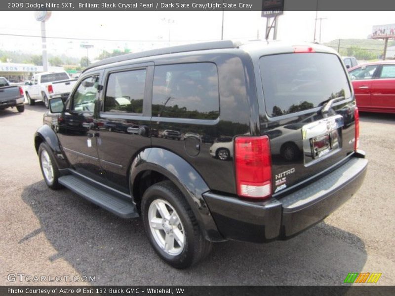 Brilliant Black Crystal Pearl / Dark Slate Gray/Light Slate Gray 2008 Dodge Nitro SXT