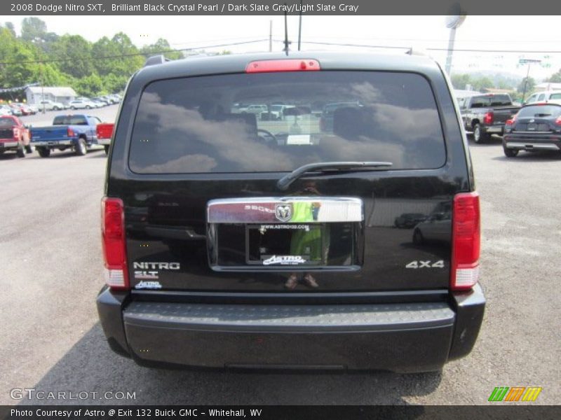 Brilliant Black Crystal Pearl / Dark Slate Gray/Light Slate Gray 2008 Dodge Nitro SXT