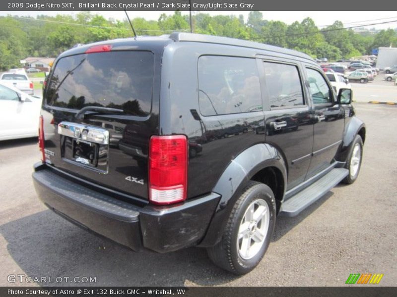 Brilliant Black Crystal Pearl / Dark Slate Gray/Light Slate Gray 2008 Dodge Nitro SXT
