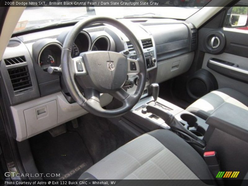 Brilliant Black Crystal Pearl / Dark Slate Gray/Light Slate Gray 2008 Dodge Nitro SXT