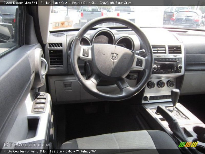 Brilliant Black Crystal Pearl / Dark Slate Gray/Light Slate Gray 2008 Dodge Nitro SXT