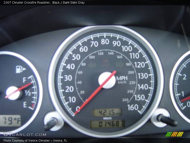 Black / Dark Slate Gray 2007 Chrysler Crossfire Roadster