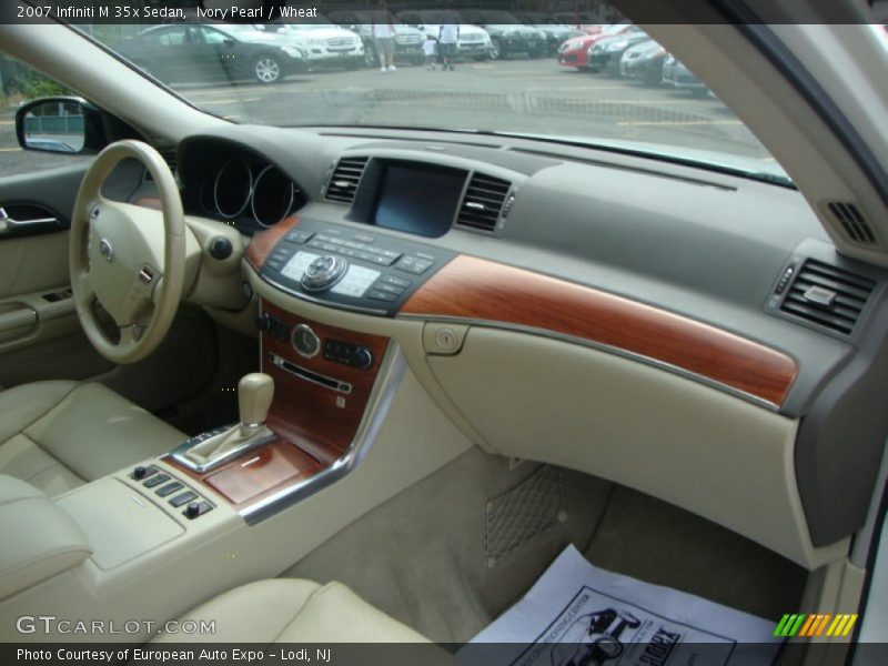 Ivory Pearl / Wheat 2007 Infiniti M 35x Sedan