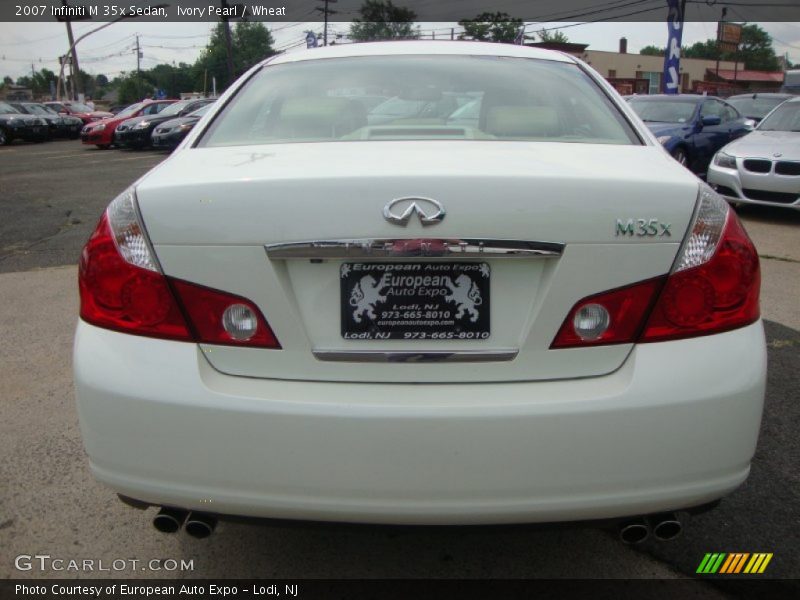 Ivory Pearl / Wheat 2007 Infiniti M 35x Sedan