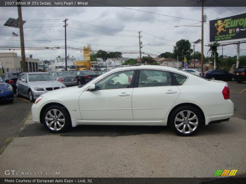 Ivory Pearl / Wheat 2007 Infiniti M 35x Sedan