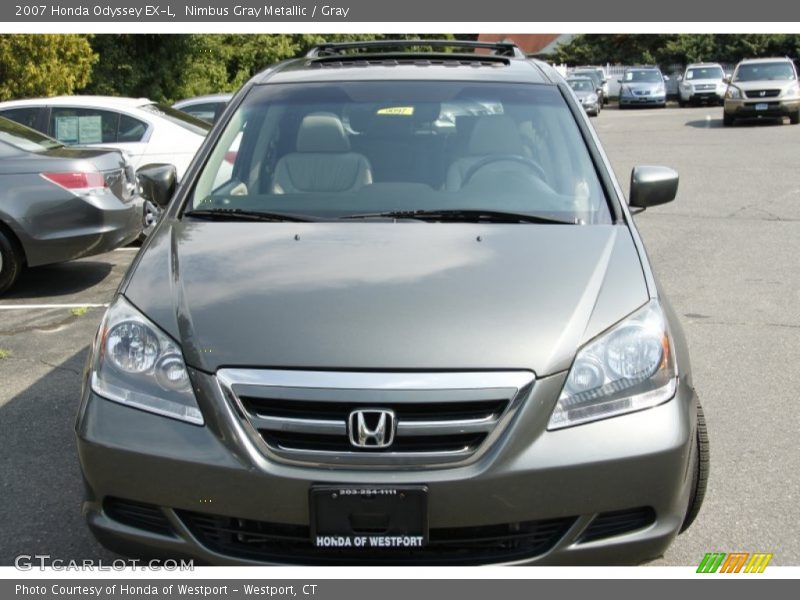 Nimbus Gray Metallic / Gray 2007 Honda Odyssey EX-L