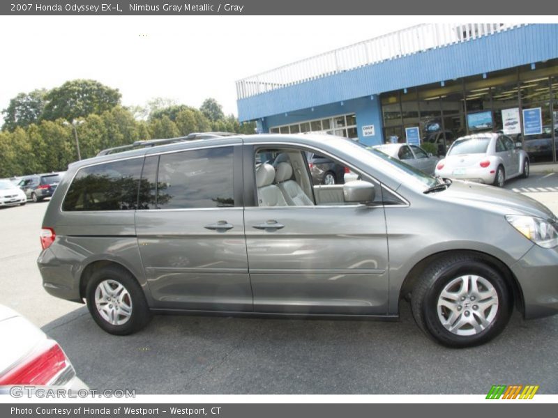 Nimbus Gray Metallic / Gray 2007 Honda Odyssey EX-L