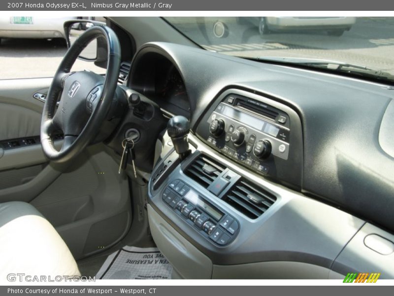 Nimbus Gray Metallic / Gray 2007 Honda Odyssey EX-L