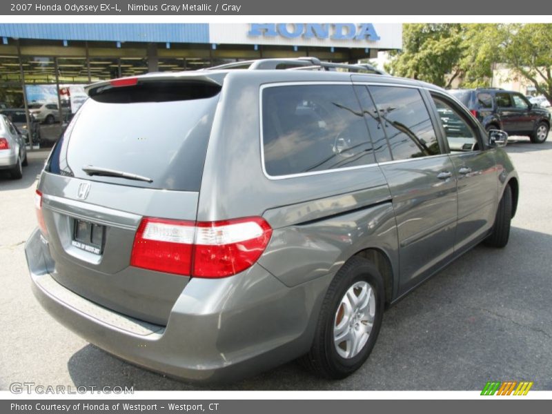 Nimbus Gray Metallic / Gray 2007 Honda Odyssey EX-L