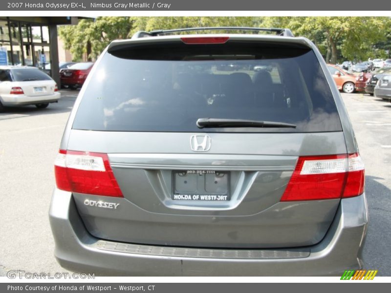 Nimbus Gray Metallic / Gray 2007 Honda Odyssey EX-L