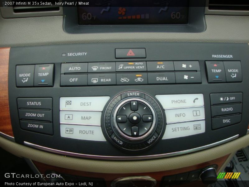 Ivory Pearl / Wheat 2007 Infiniti M 35x Sedan