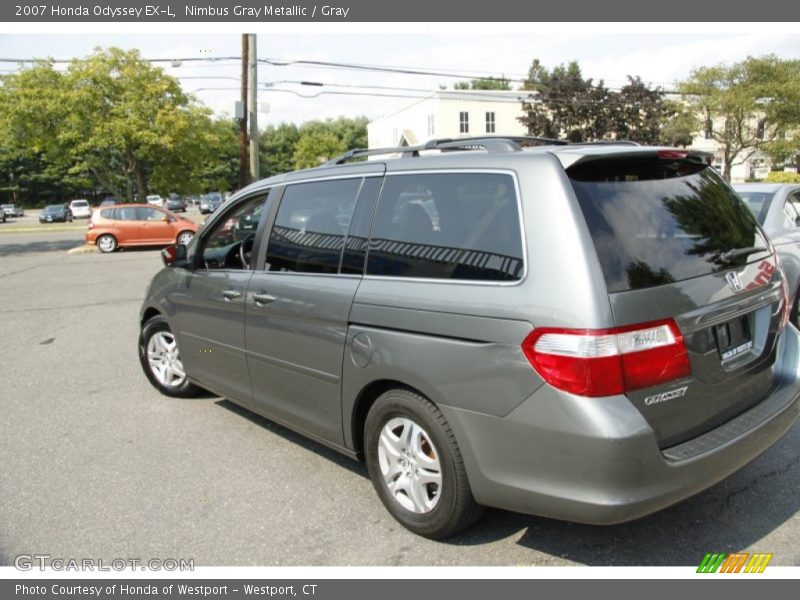 Nimbus Gray Metallic / Gray 2007 Honda Odyssey EX-L