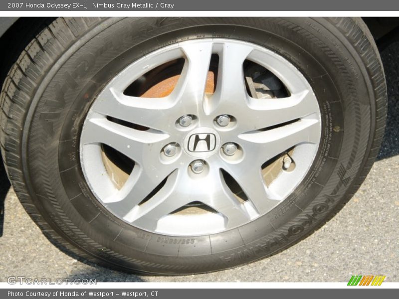 Nimbus Gray Metallic / Gray 2007 Honda Odyssey EX-L