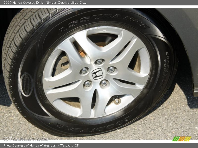 Nimbus Gray Metallic / Gray 2007 Honda Odyssey EX-L
