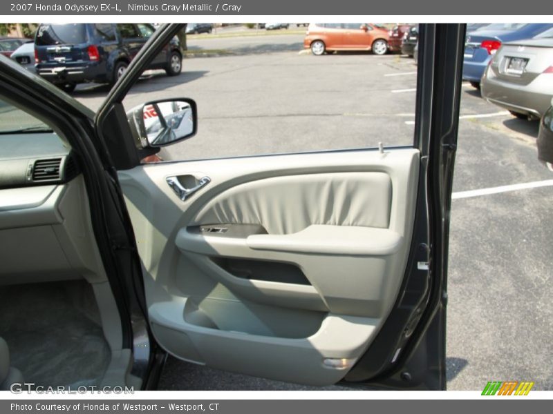Nimbus Gray Metallic / Gray 2007 Honda Odyssey EX-L