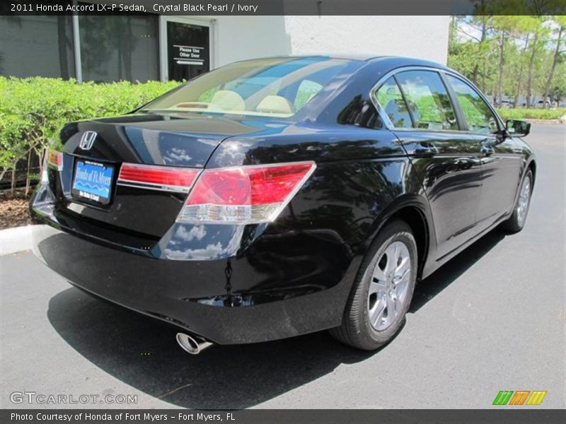 Crystal Black Pearl / Ivory 2011 Honda Accord LX-P Sedan