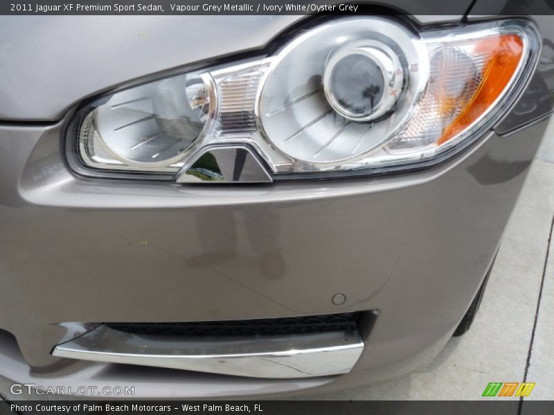 Vapour Grey Metallic / Ivory White/Oyster Grey 2011 Jaguar XF Premium Sport Sedan