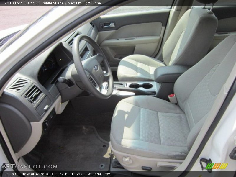 White Suede / Medium Light Stone 2010 Ford Fusion SE