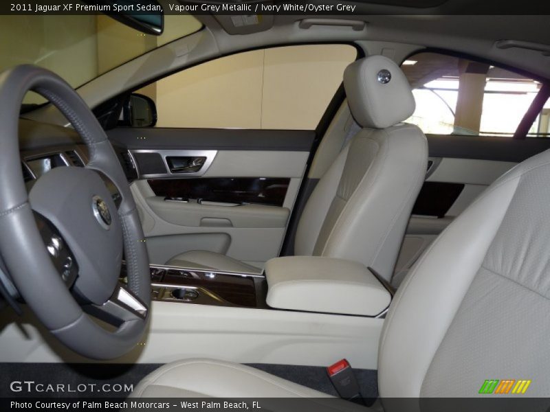 Vapour Grey Metallic / Ivory White/Oyster Grey 2011 Jaguar XF Premium Sport Sedan