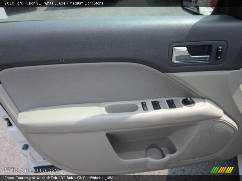 White Suede / Medium Light Stone 2010 Ford Fusion SE