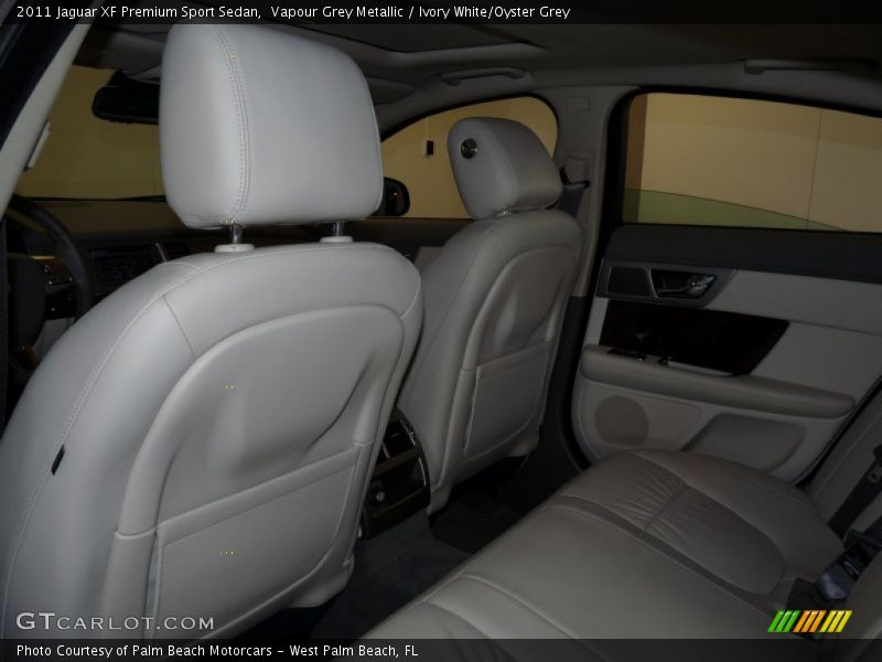 Vapour Grey Metallic / Ivory White/Oyster Grey 2011 Jaguar XF Premium Sport Sedan