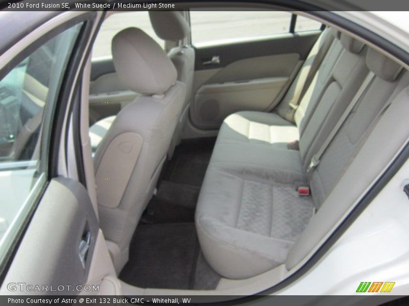 White Suede / Medium Light Stone 2010 Ford Fusion SE