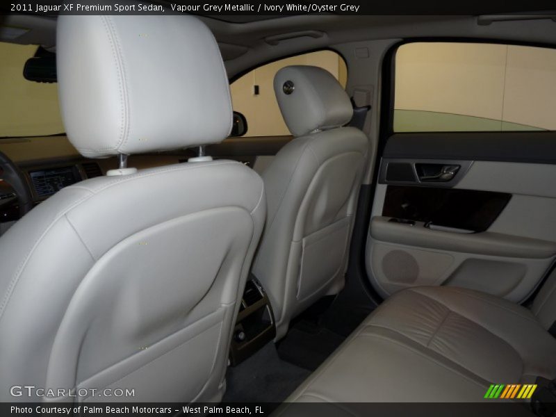 Vapour Grey Metallic / Ivory White/Oyster Grey 2011 Jaguar XF Premium Sport Sedan