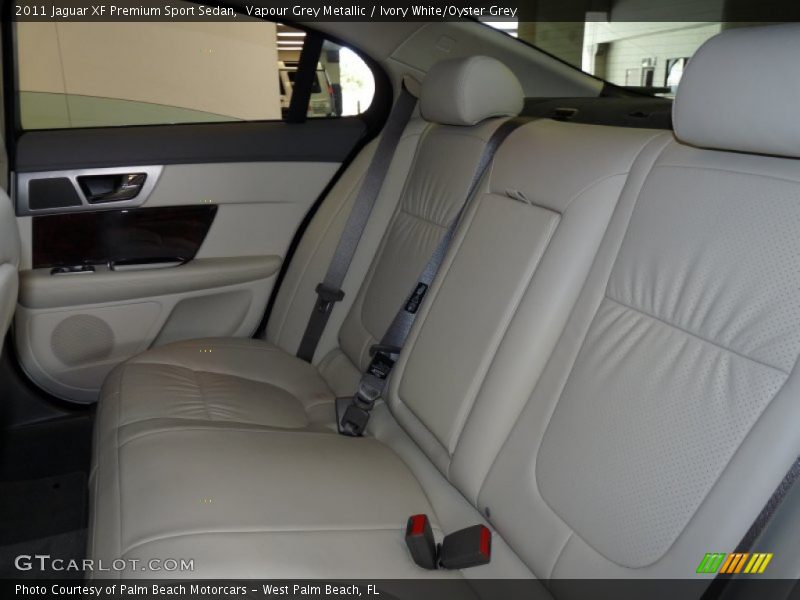 Vapour Grey Metallic / Ivory White/Oyster Grey 2011 Jaguar XF Premium Sport Sedan