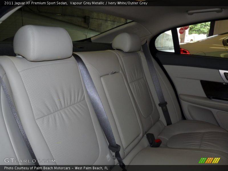 Vapour Grey Metallic / Ivory White/Oyster Grey 2011 Jaguar XF Premium Sport Sedan