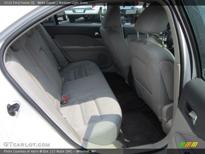 White Suede / Medium Light Stone 2010 Ford Fusion SE