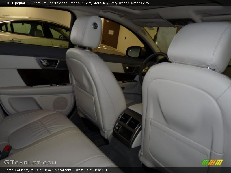 Vapour Grey Metallic / Ivory White/Oyster Grey 2011 Jaguar XF Premium Sport Sedan