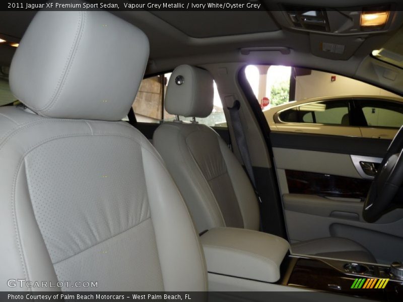 Vapour Grey Metallic / Ivory White/Oyster Grey 2011 Jaguar XF Premium Sport Sedan